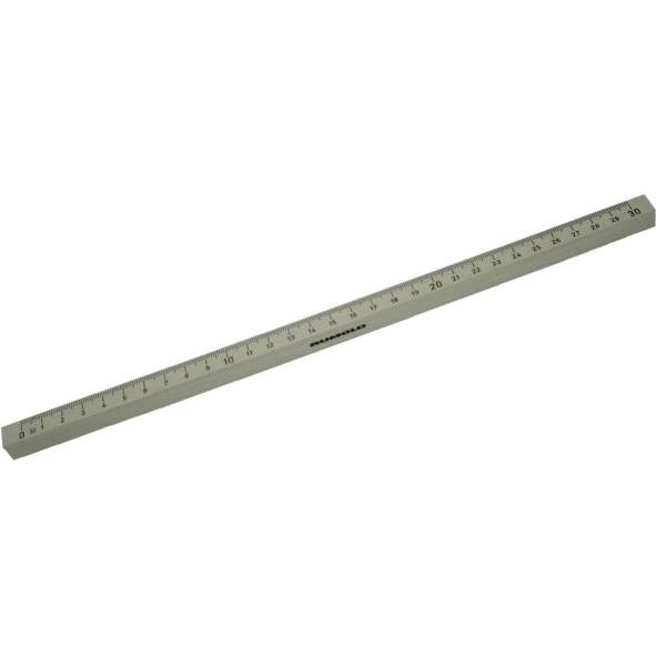 Rumold, Lineal, Vierkantmassstab 30cm 1 Seite mit mm-Teilung (300 mm)