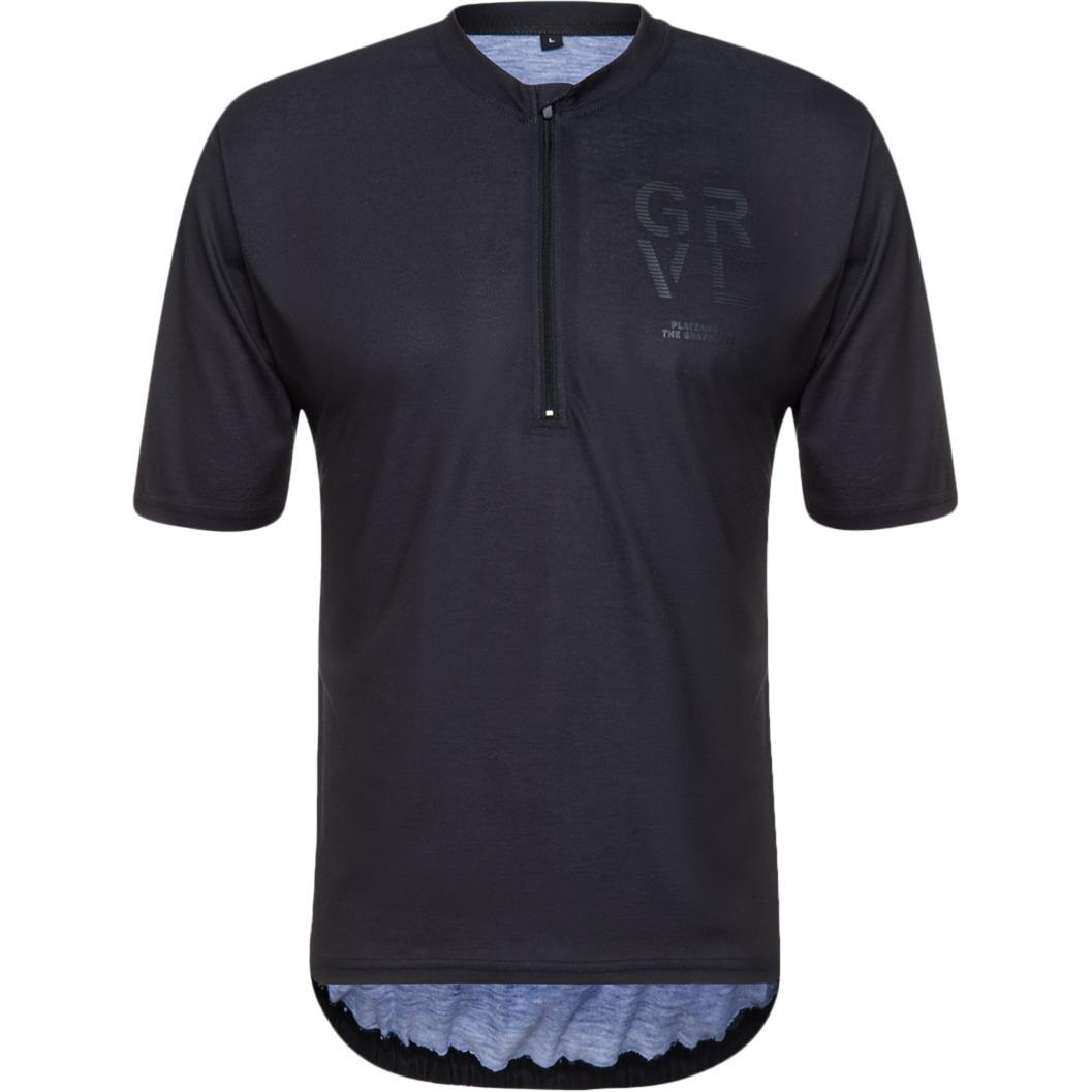 Platzangst, Herren, Velotrikot, T-Shirt Jersey Allday (S), Schwarz, S