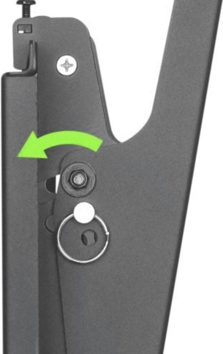 Actual product image Techly Potrait wall mount for LCD TV LED 40"-55",swivel, black (Wall, 55", 50 kg)