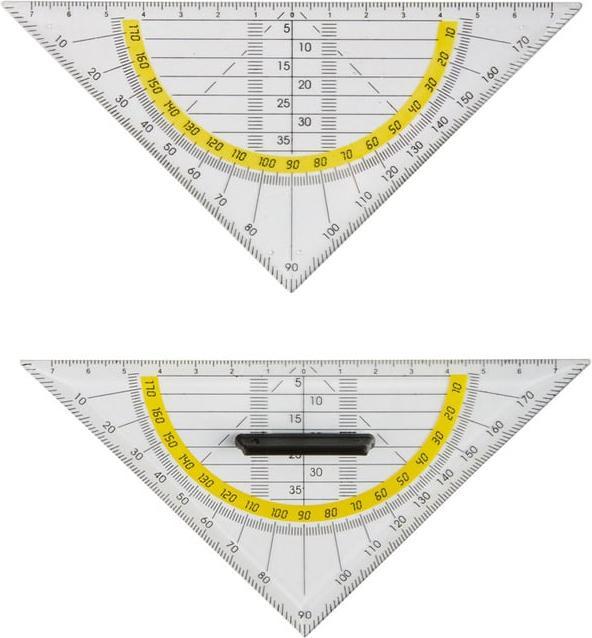 Produktbild MICA College Geodreiecke - 2er Set - 2x 14 cm (14 cm, Kunststoff)