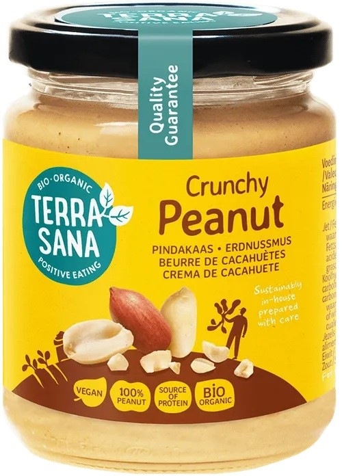 Produktbild Terra Sana Erdnussmus Crunchy 100% Bio (250 g)
