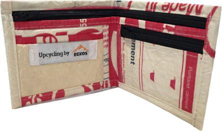 Image du produit Bekos Upcycling - porte-monnaie classique en sacs de ciment recyclés Cobra