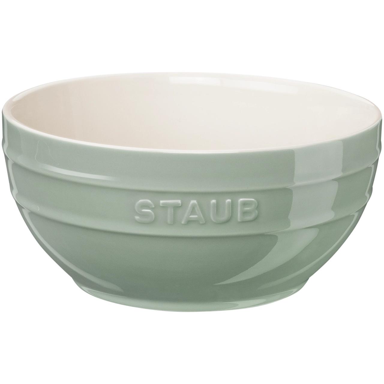 Staub Keramik Schüssel, Eucalyptus rund 18cm, Ciotola + Scodella, Verde