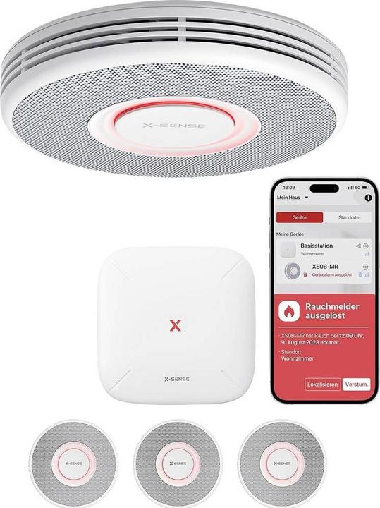 XS0B-MR31 3 1 RF-Rauchmelder-Set mit Gateway