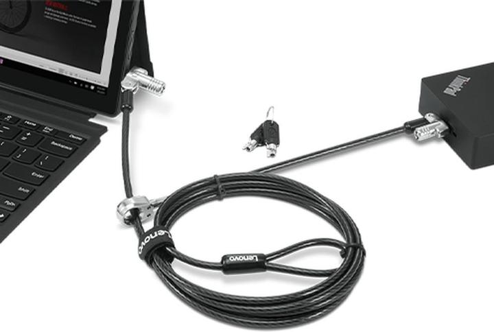 Actual product image Lenovo Kensington NanoSaver Double Head Cable Lock