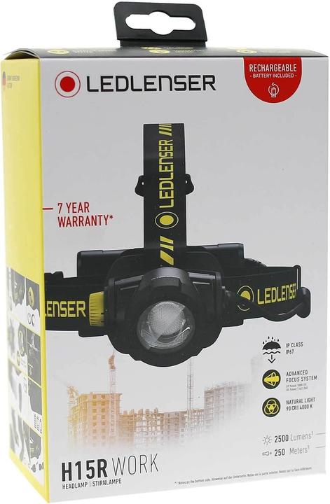 Actual product image Ledlenser H15R Work (2500 lm)