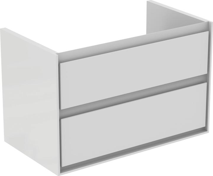 Image du produit Ideal Standard Meuble sous-vasque Connect Air 80 cm 2 éléments blanc brillant (laqué)/blanc mat (laqué) (80 x 44 x 52 cm)