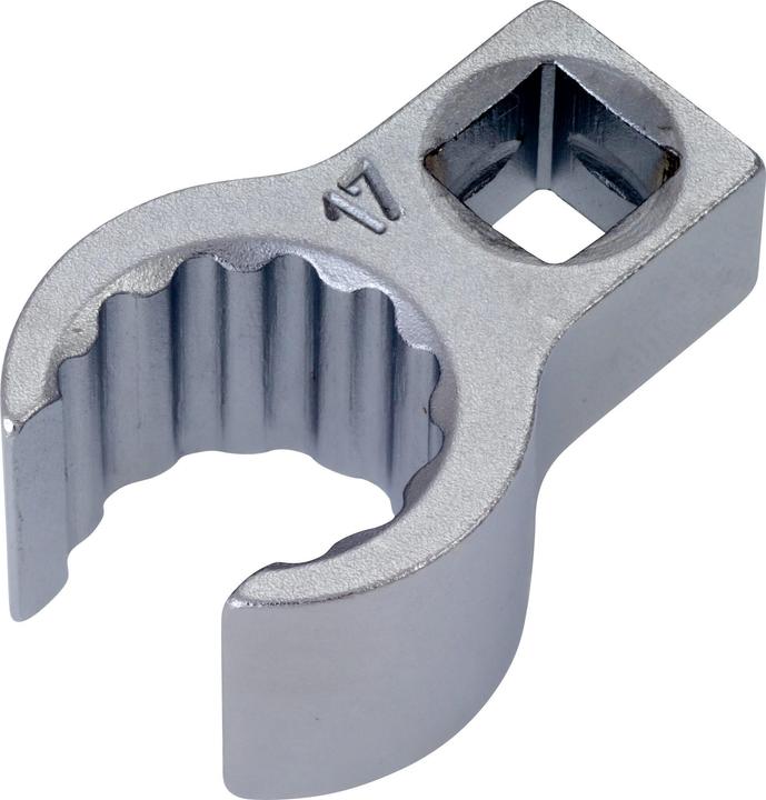 Produktbild HAZET Ringschlüssel ∙ Doppelsechskant ∙ offen 848Z-17 ∙ Vierkant10 mm (3/8 Zoll) ∙ Aussen Doppel-Sec… (17 mm)