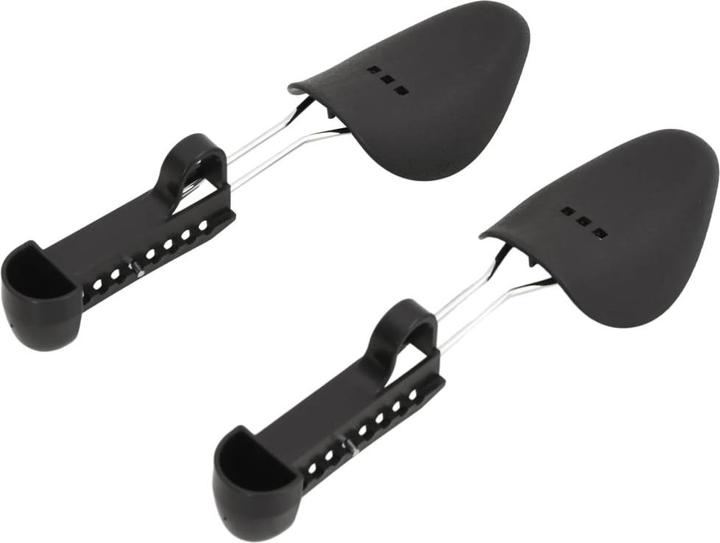 Actual product image vidaXL Shoe trees 5 pairs black EU 35-38 plastic,colour (35, 36, 37, 38, 10 x)