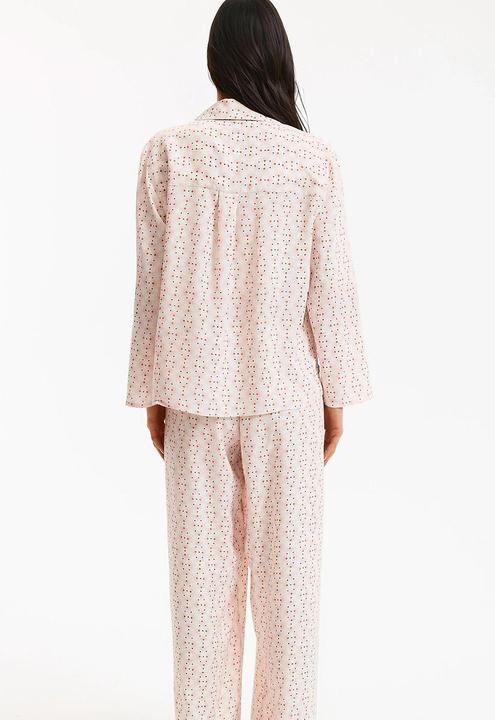 Produktbild Anne Weyburn Fliessender Pyjama mit Pünktchenmuster (M)