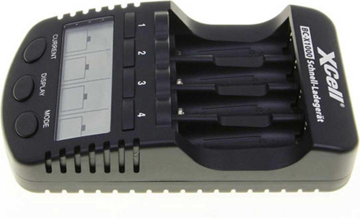 Produktbild XCell Schnell-Ladegerät BC-X1000 Digital LCD (2 Stk., Ladegerät ohne Akku)
