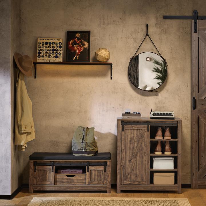 Actual product image SoBuy Sideboard with sliding door (80 x 35 x 92 cm)