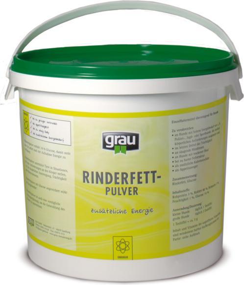 Produktbild Grau Rinderfettpulver Ergänzungsfutter (Senior, Adult, 1 Stk., 2346 g)