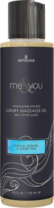 Produktbild Sensuva Me & You Vanilla, Sugar & Sweet Pea Massage Oil 125 ml (125 ml)