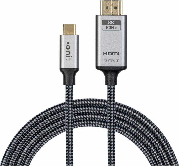 Actual product image Onit USB C - HDMI (type A) (3 m)