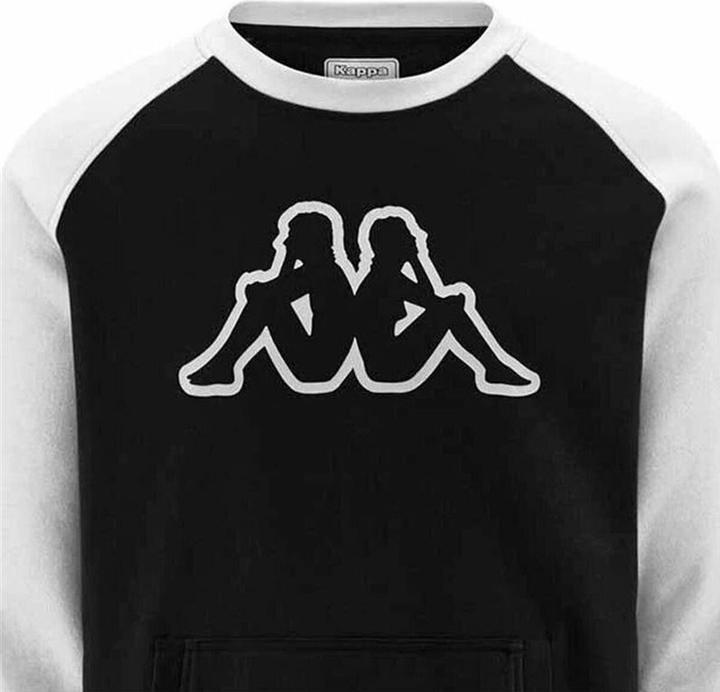 Produktbild Kappa Herren Sweater ohne Kapuze Zaimali Schwarz (S)