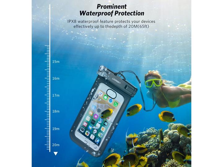 Actual product image Ugreen Waterproof Case (Universal)