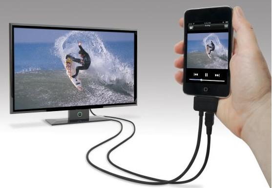 Actual product image Scosche sneakPEEK HD Component Audio & Video Cable for iPad