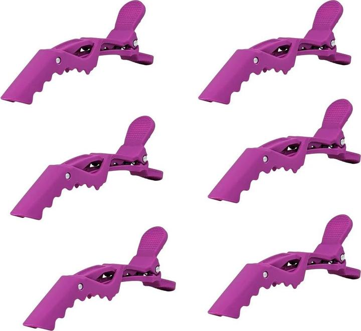 Image du produit Bate Krokodil Sharon Gewidmete Haarklammern (6 Stück, Farbe: Violett)