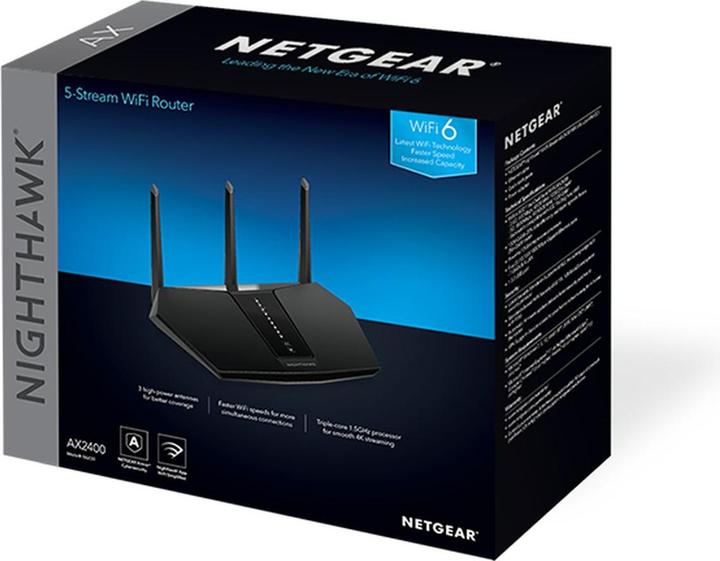 Image du produit Netgear Routeur WiFi bi-bande Nighthawk RAX30-100EUS WiFi 6