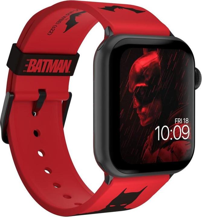 Actual product image Moby Fox Bracelet Smartwatch The Batman Red Justice 22 mm (22 mm, Silicone, Stainless steel)