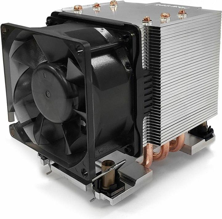 Dynatron N6 Intel CPU-koeler 3U 4189-4-5 P4-P5 of P+ aluminium stack vinnen met heat pipes Actief met PWM en (110 mm)