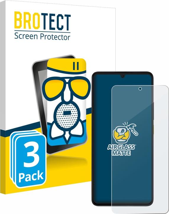 Immagine prodotto BROTECT AirGlass Vetro Opaco (3 pz., Xiaomi Poco X6 Pro)