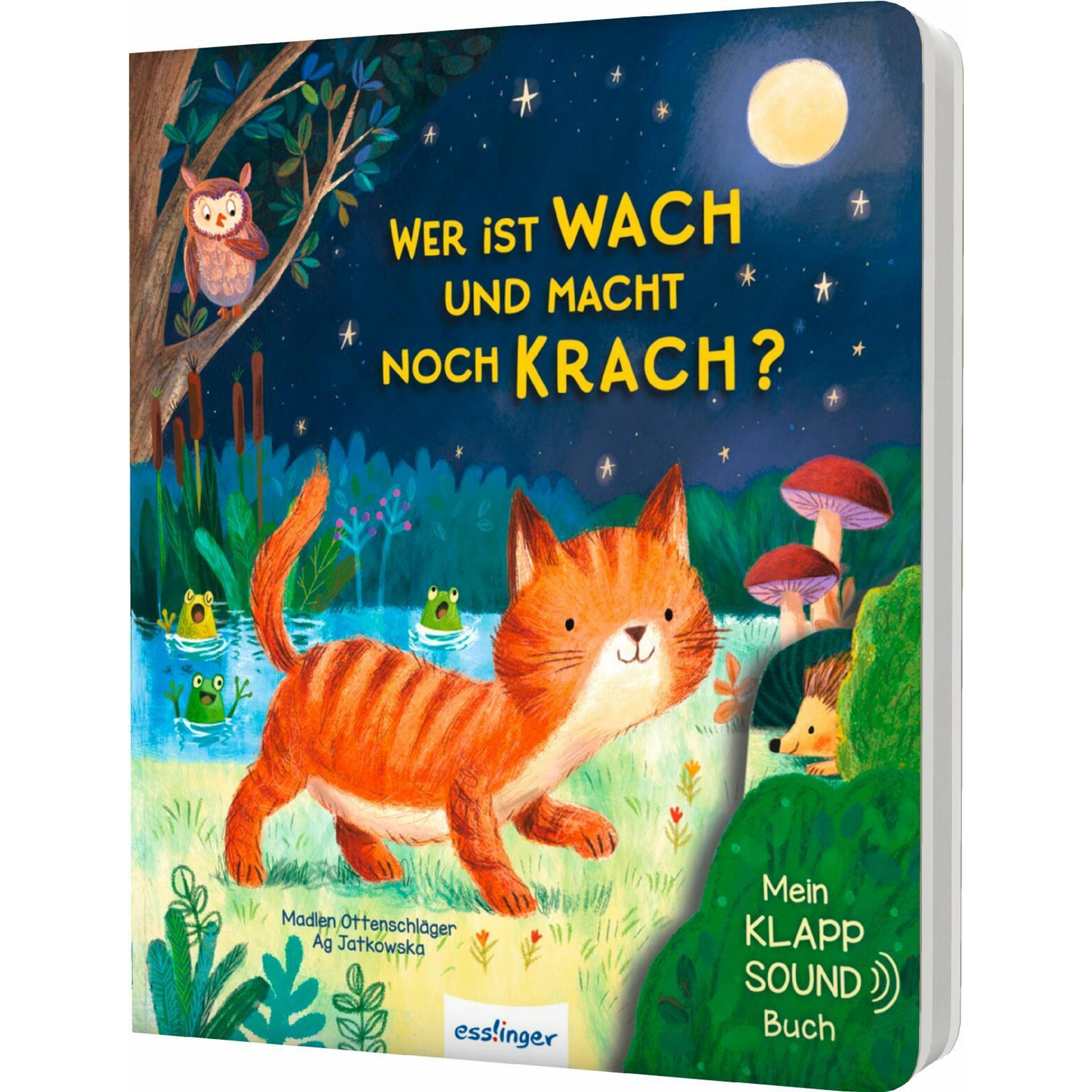 Esslinger, Babybücher, Mein Klapp-Sound-Buch: Wer ist wach und macht noch Krach? (Deutsch)