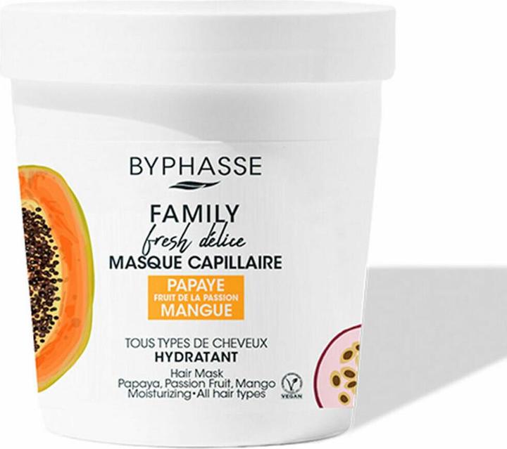 Actual product image Byphasse FAMILY FRESH DELICE mascarilla todo tipo de cabello 250 ml (250 ml)
