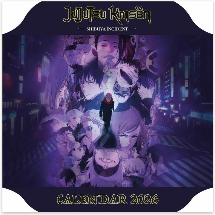 Wandkalender 2026 - Jujutsu Kaisen (300 mm x 300 mm)