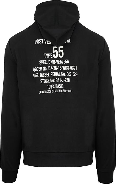 Produktbild Diesel Herren Kapuzenpullover Ombre Aus Baumwolle & Polyester - Casual (M)