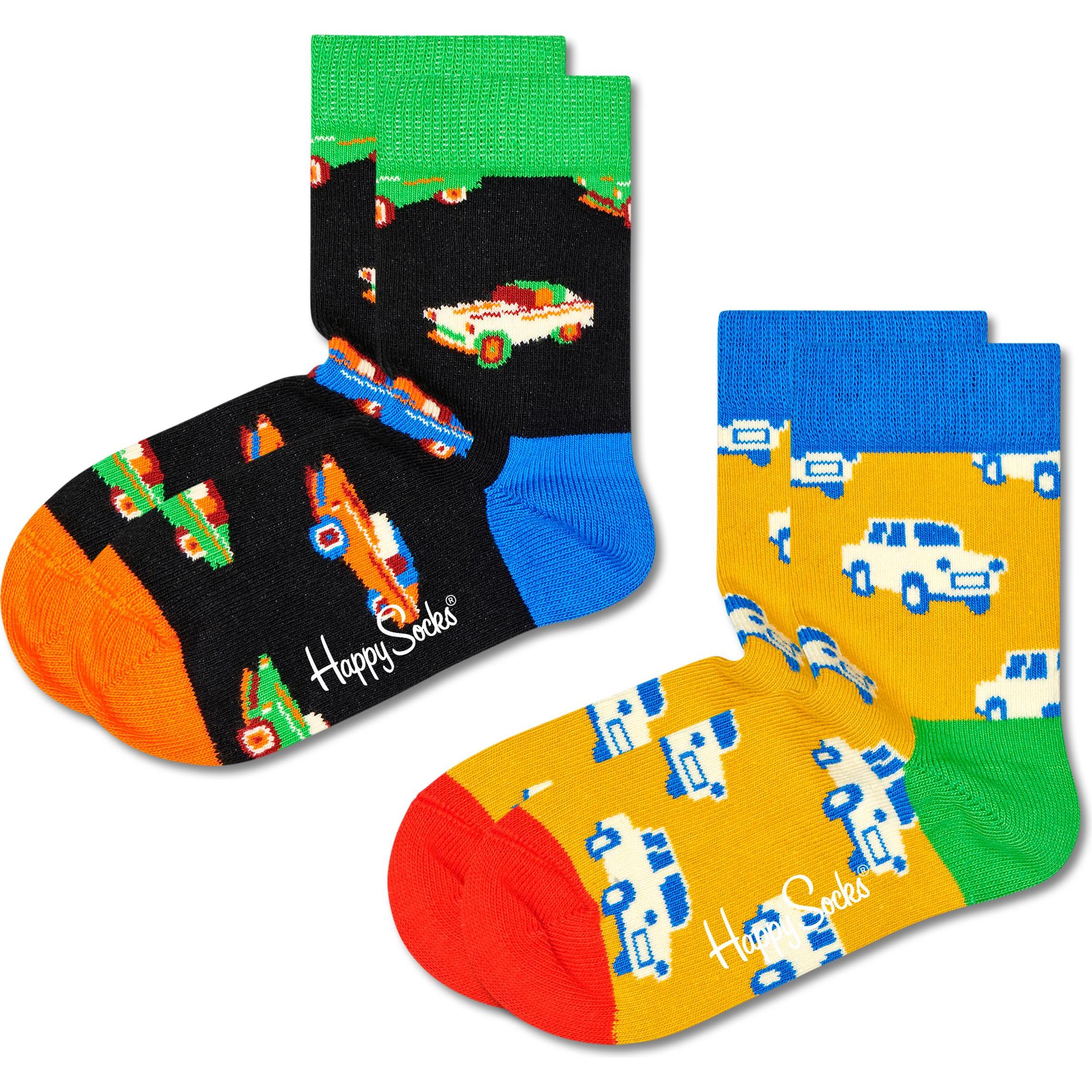 Happy Socks, Unisex, Socken, Socken Casual Bequem sitzend, Mehrfarbig, (2er Pack, 13 - 21)