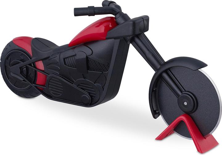 Actual product image Relaxdays Motorbike Pizza Cutter