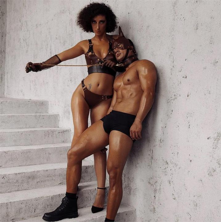 Produktbild Liebe Seele Lederhalsband mit Leine