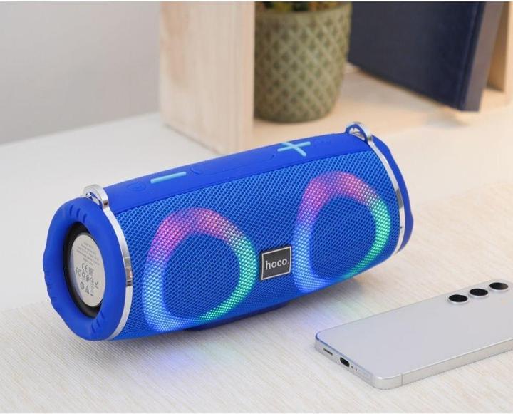 Produktbild Hoco - Wireless Speaker Sports (HC12) - Bluetooth 5.0, Shoulder Strap, 10W - Blue (2 h, Netzbetrieb)