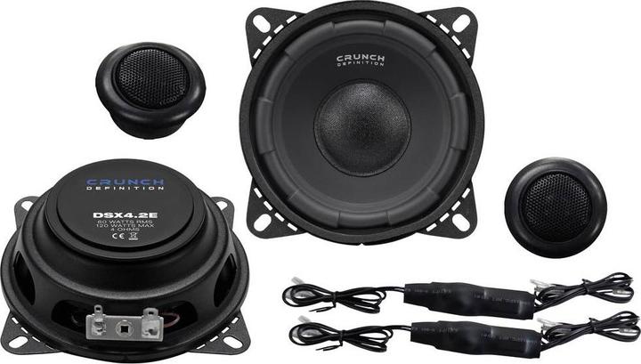 Crunch DSX4.2E Ensemble à 2 voies Haut-parleur encastrable 120 W Contenu : 1 pc. (120 W)