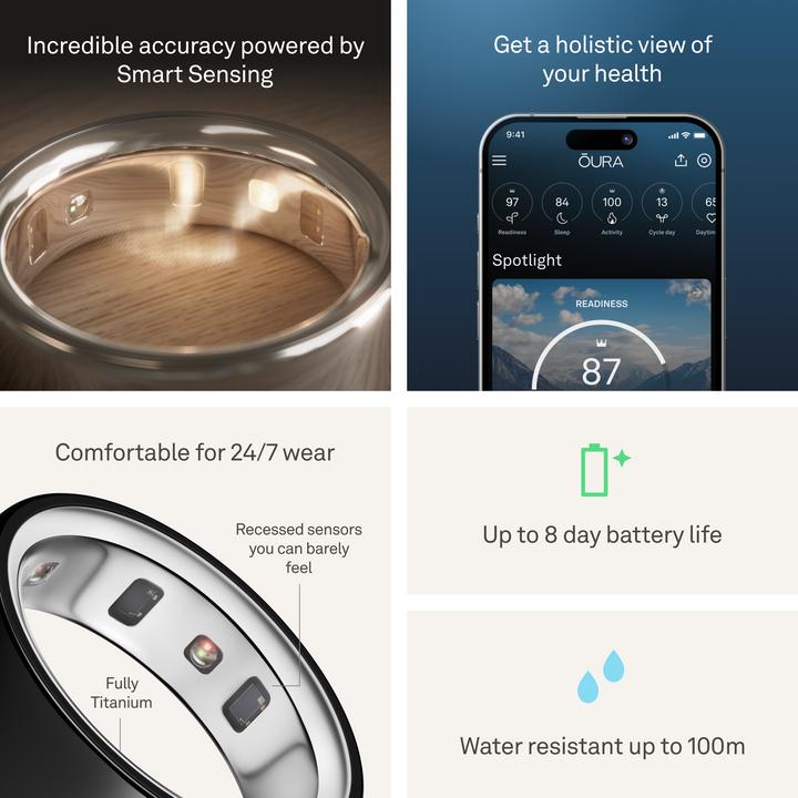 Produktbild Oura Ring 4 (9, Schwarz)