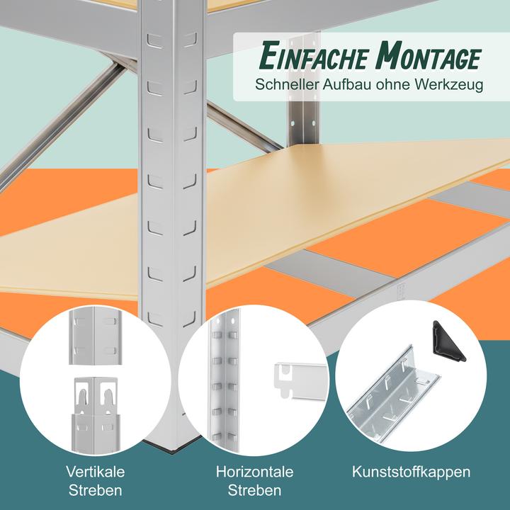 Produktbild Relaxdays Schwerlastregal