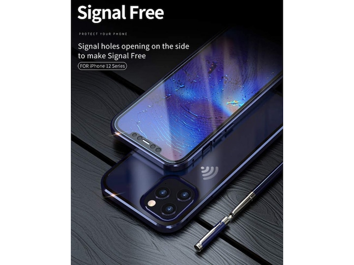 Produktbild G-Case Apple iPhone 12 Pro Aluminium Magnetic Glass Case Hülle (Apple iPhone 12 Pro)