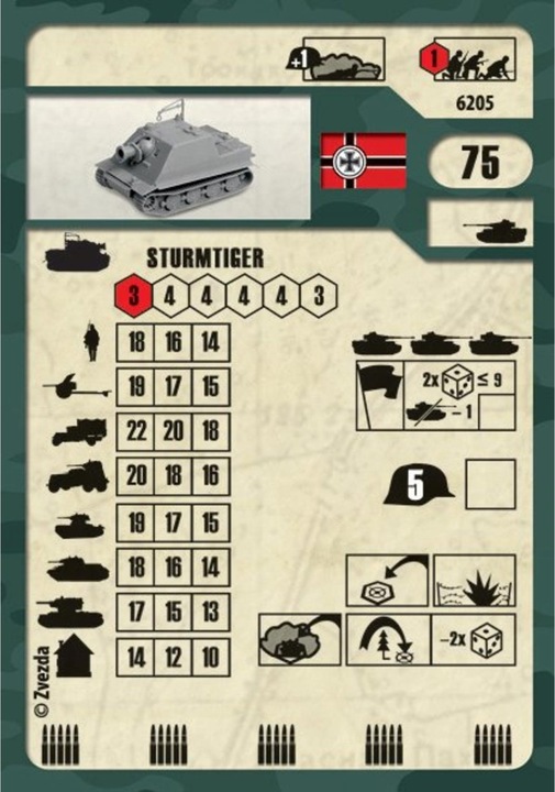 Actual product image Carson 1:100 Storm Tiger Heavy Assault Gun