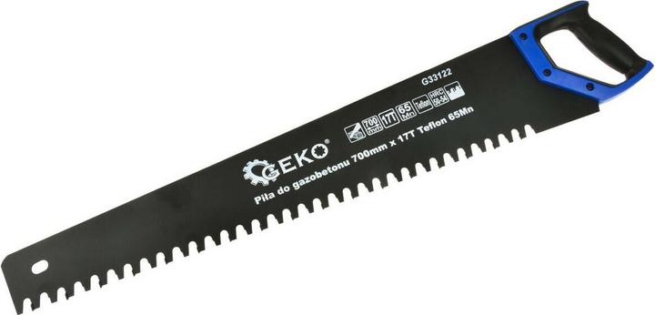 GEKO Scie à main pour béton cellulaire 700 mm 34/17T Teflon