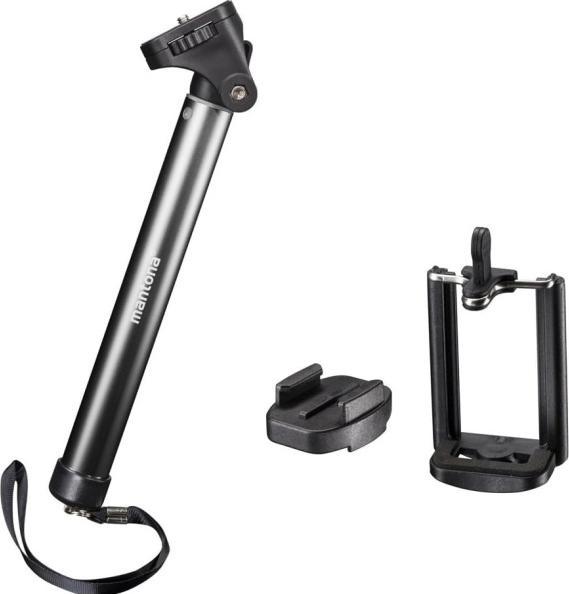 Actual product image mantona Handheld tripod Selfy black for GoPro
