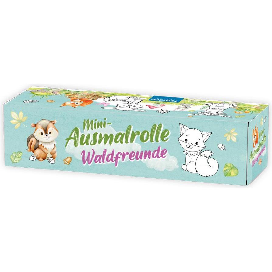 Trötsch Mini-Ausmalrolle Waldfreunde