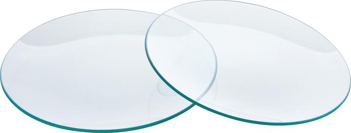 Actual product image VBS Glass plate, round, 2 pieces (2 x, 25 cm)