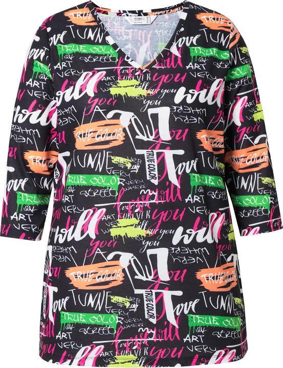 Immagine prodotto Angel of Style T-Shirt, Komfort Fit, Schriftmuster, 3/4-Ärmel (44)