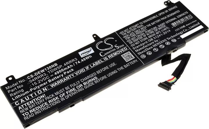 Immagine prodotto AccuCell Batteria Dell Alienware 13 R3 / ALW13C / Tipo TDW5P (4900 mAh)