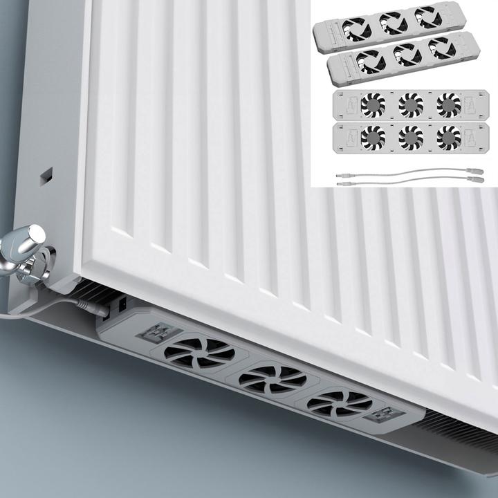 Produktbild Technaxx Heizkörperventilator, 2x Basis-Set plus 2x Erweiterungsset