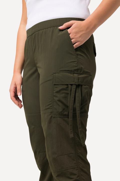 Produktbild Ulla Popken Cargohose, Utility-Style, Elastikbund, Gummisaum (56)