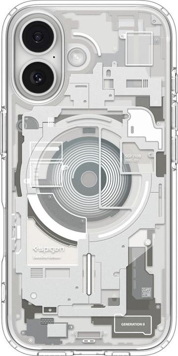 Actual product image Spigen - Ultra Hybrid Zero One MagSafe - iPhone 17 - Natural Titanium (Apple iPhone 17)