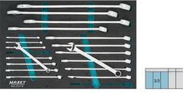 Image du produit HAZET Jeu de clés mixtes 163-210/19 ∙ Profil Traction à 12 pans extérieurs ∙ 8 - 34 ∙ Nombre d'outi… (10 mm, 11 mm, 12 mm, 13 mm, 14 mm, 15 mm, 16 mm, 8 mm, 9 mm)